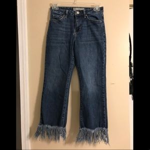 TopShop 25 Fringe Jeans